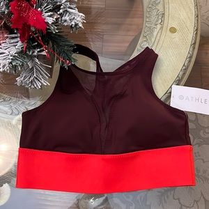 Athleta tenacity mesh plunge bra